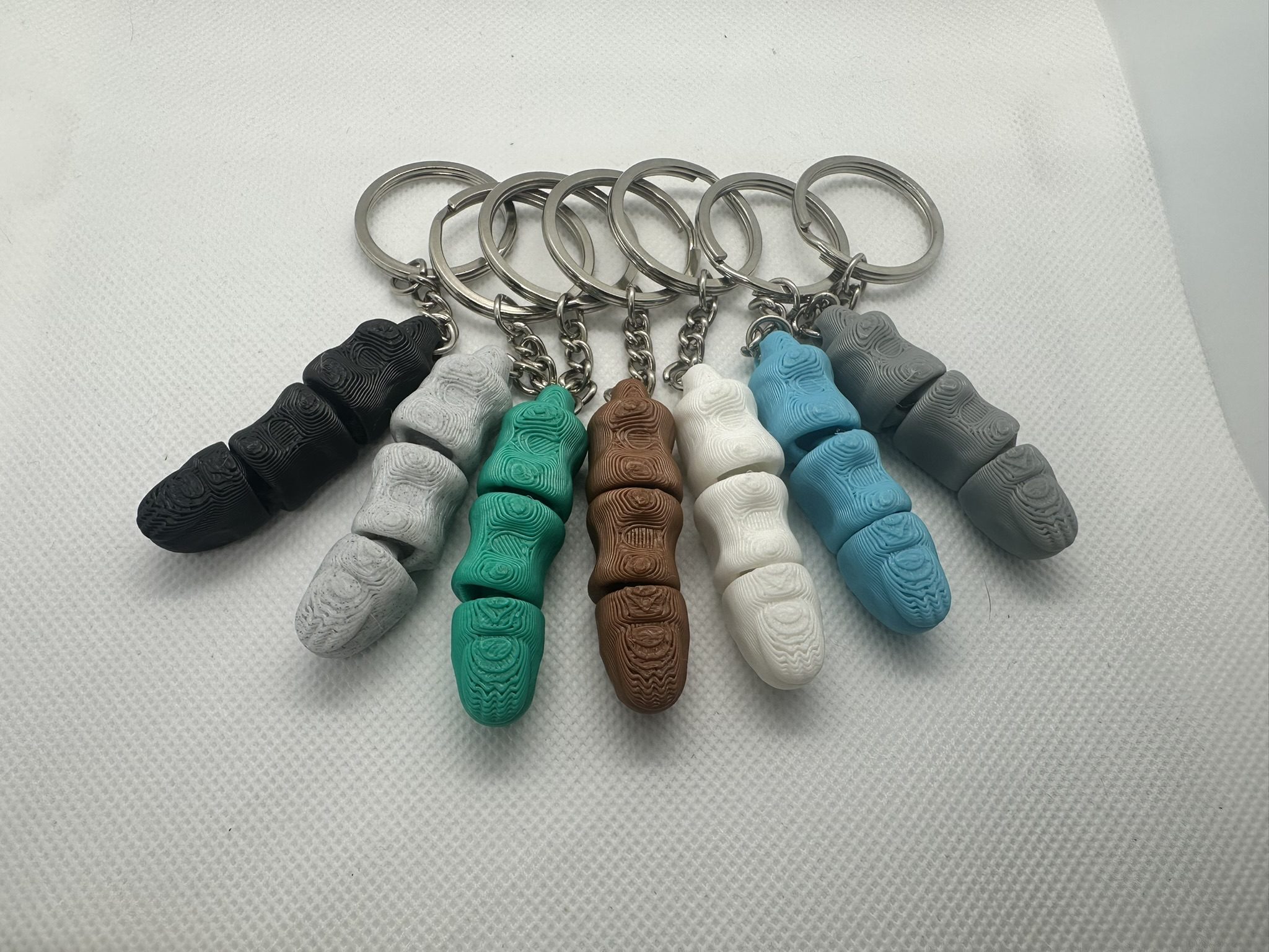 Zombie Finger Fidget Keyring